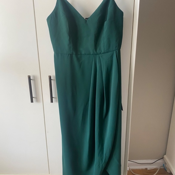 Reinette Dark Green Midi Dress - Picture 3 of 3